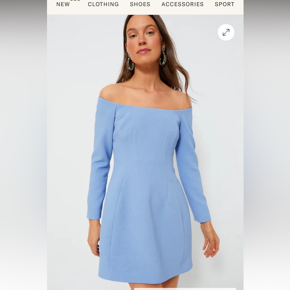 Tuckernuck Cornflower Blue Blakely Dress Size 8